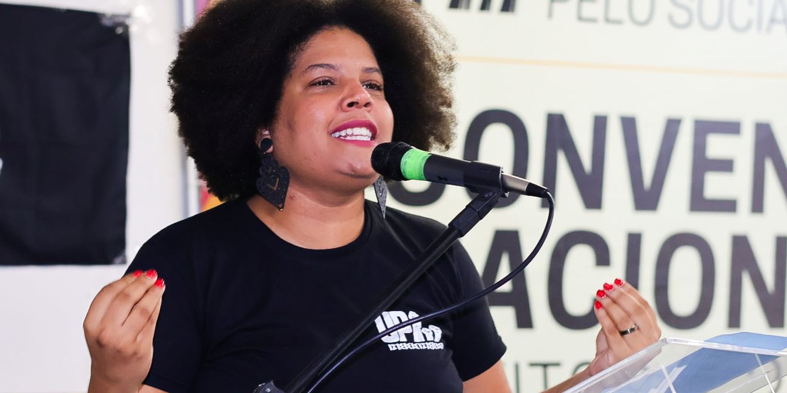 Samara Martins é a candidata do Unidade Popular ao pleito presidencial