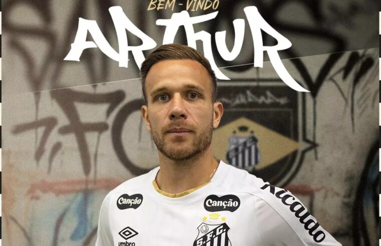 Santos anuncia contratação do volante Arthur após aporte da empresa do pai de Neymar