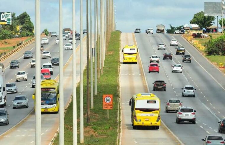 Taxistas do DF poderão usar corredor exclusivo do BRT Sul