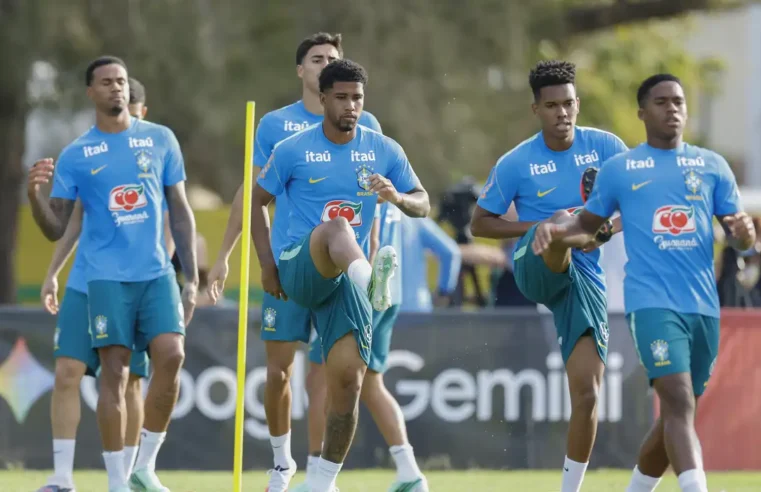 Ancelotti comanda primeiro treino completo do Brasil na Austrália