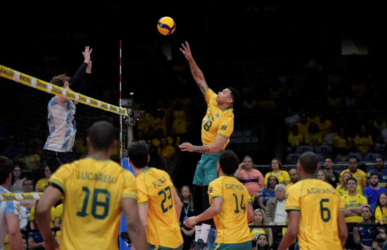 Brasil derrota a Argentina e garante vaga olímpica; confusão marca final do clássico