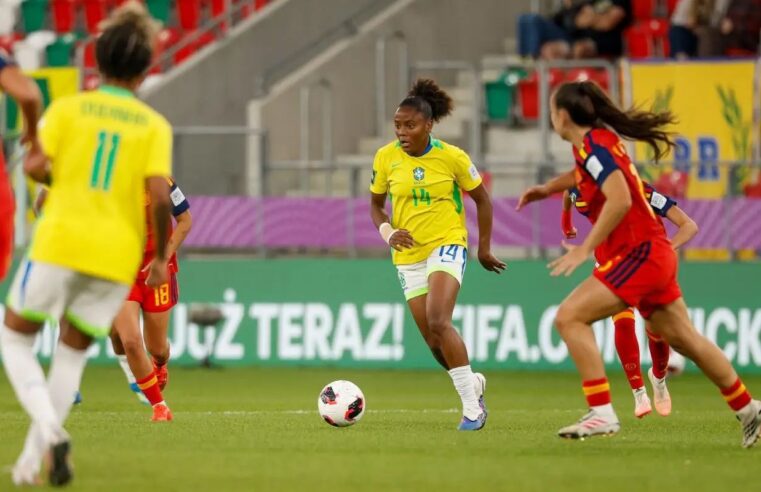 Brasil é eliminado pela Espanha nas quartas da Copa Feminina sub-20