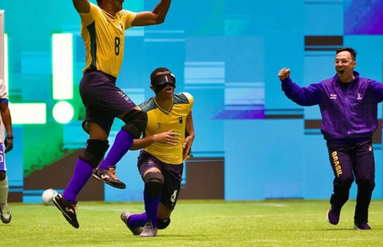 Brasil é hepatcampeão da Copa América de futebol de cegos em SP