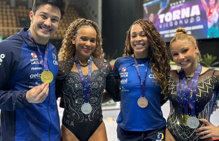 Brasil fecha Copa do Mundo de ginástica com mais cinco pódios
