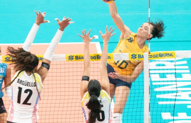 Brasil supera Venezuela em estreia no Sul-Americano de vôlei feminino