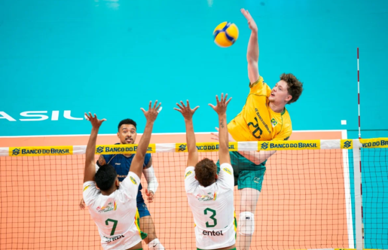 Brasil vence Bolívia e mantém 100% de aproveitamento no Sul-Americano de Vôlei