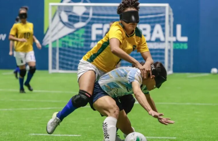 Brasileiras são vice-campeãs da Copa América de futebol de cegas