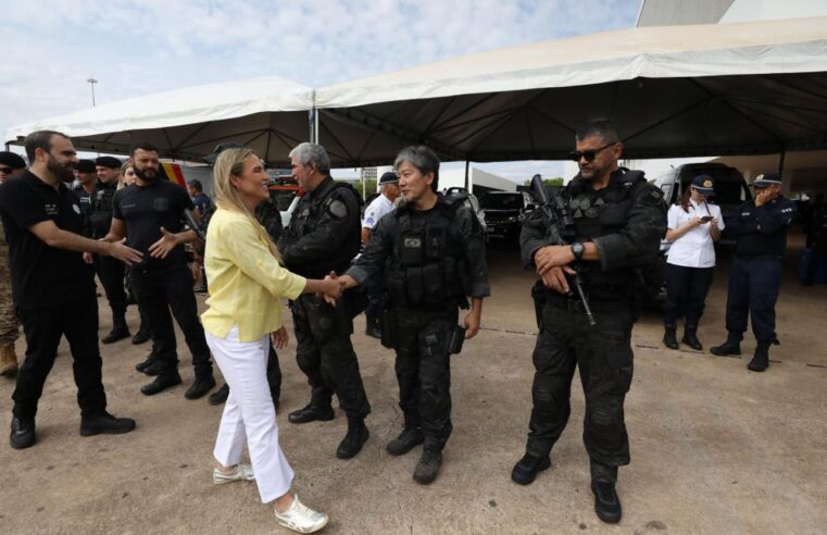 Celina Leão acompanha operação de segurança durante o Desfile de 7 de Setembro