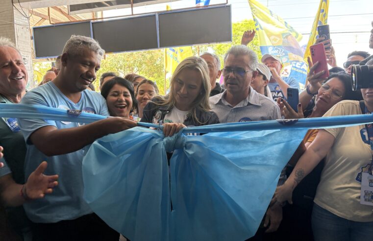 Celina Leão cumpre agenda de campanha e inaugura comitê no Paranoá