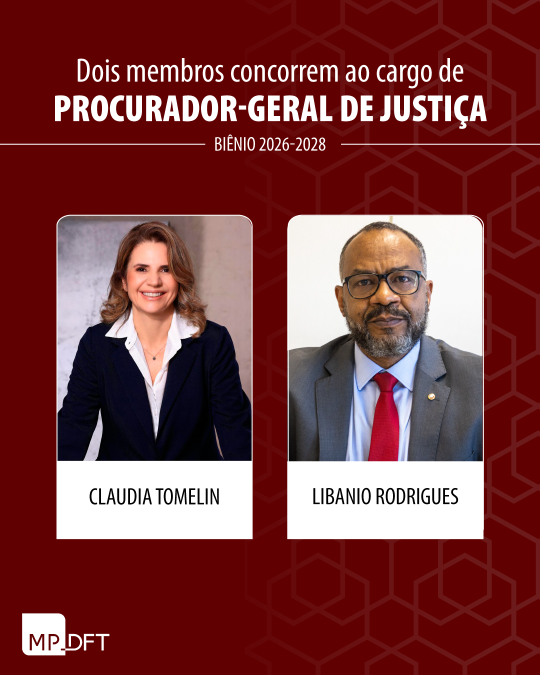 Dois disputam eleição para procurador-geral de justiça do DF