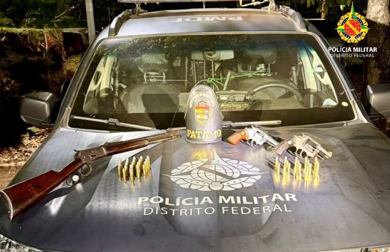 Dono de bar é detido após polícia encontrar armas e munições em Brazlândia