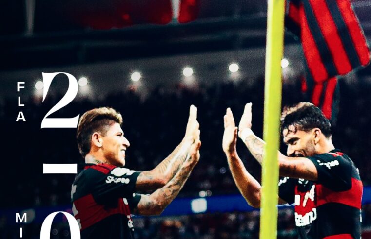 Flamengo vence o Mirassol, paga jogo atrasado e cola no líder Palmeiras