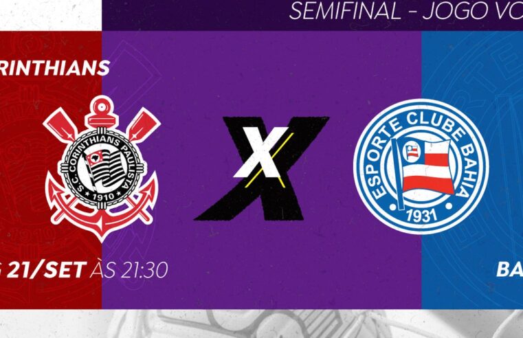 Futebol feminino: TV Brasil exibe Corinthians e Bahia pela semifinal