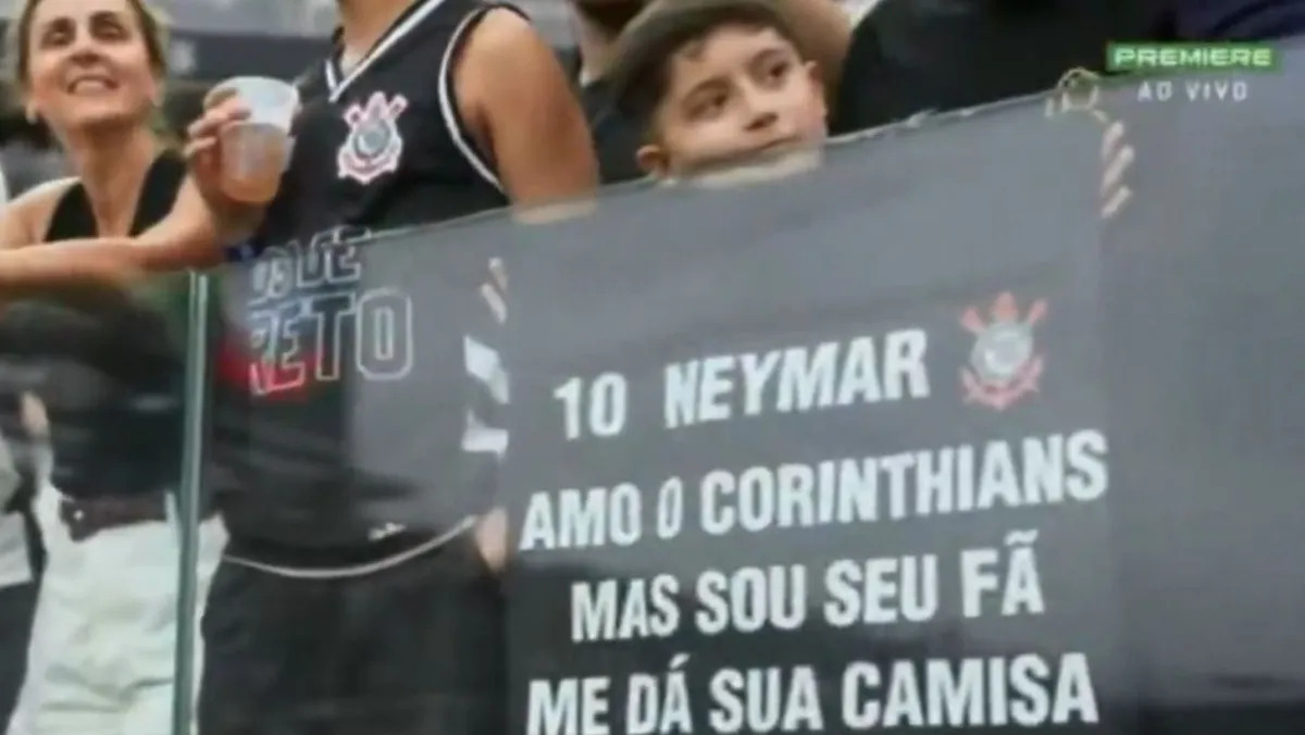 Gaviões da Fiel repudia hostilização a criança que ganhou camisa de Neymar