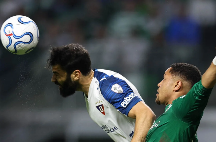 Giay marca pela primeira vez, e Palmeiras vence LDU na ida das quartas da Libertadores