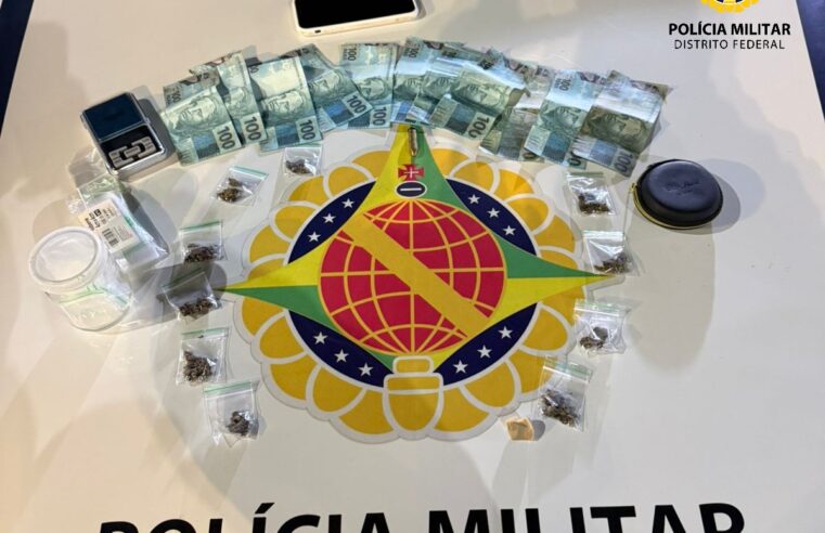 Homem admite guardar drogas em casa e acaba preso no DF