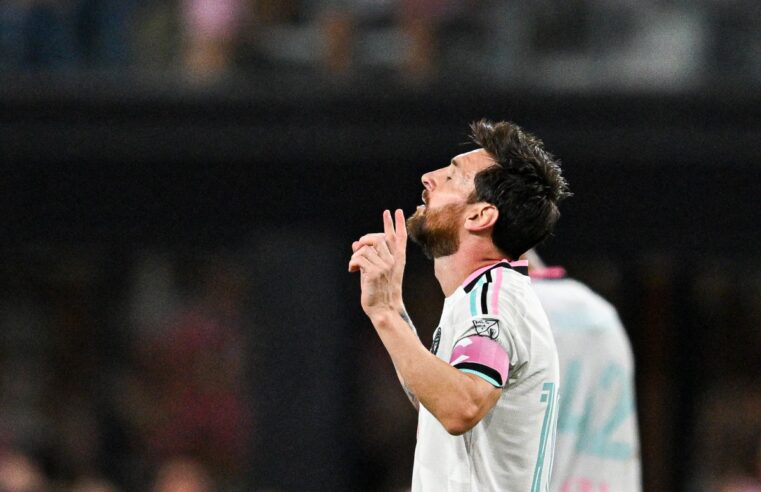 Messi marca golaço em empate do Inter Miami pela MLS