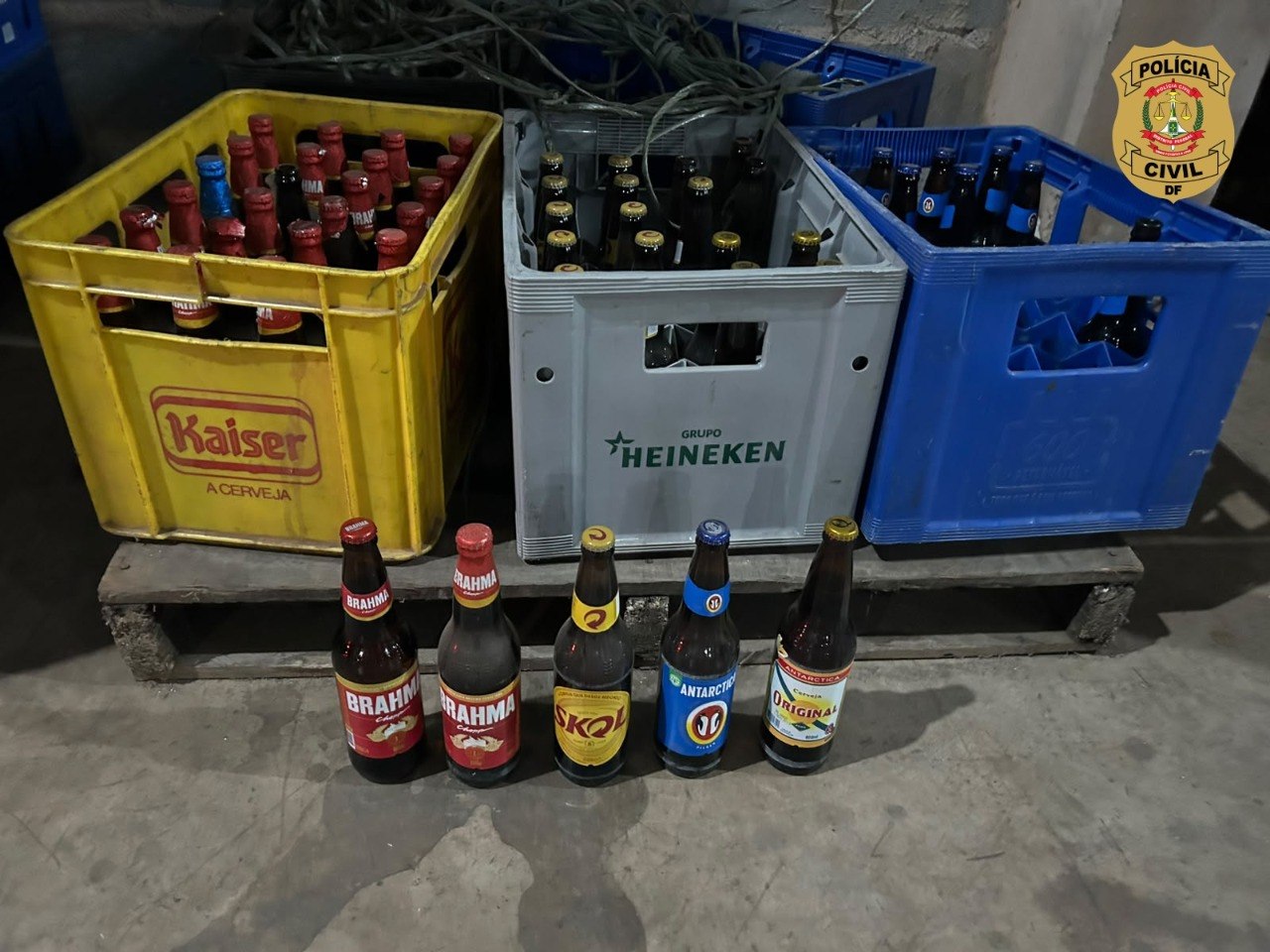 Operação prende homem suspeito de adulterar cervejas e revendê-las como marcas caras