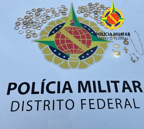 PM recupera joias furtadas de shopping no Rio escondidas em casa na Ceilândia