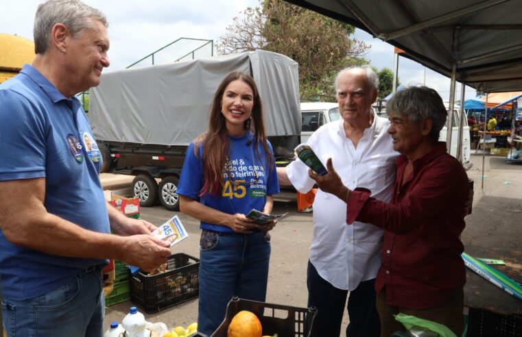 Paula Belmonte visita Estrutural, Taguatinga e Ceilândia e defende “prosperidade para todos”