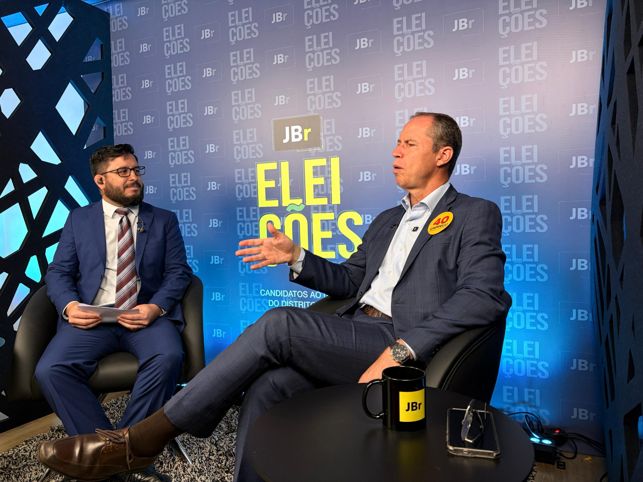 Ricardo Cappelli é o primeiro sabatinado do JBr Eleições