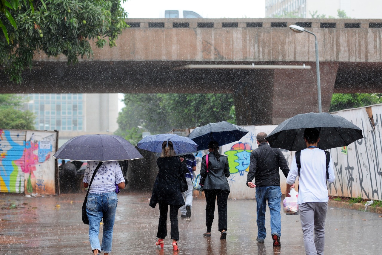 Temporal no DF teve rajadas de até 84 km/h, aponta Inmet