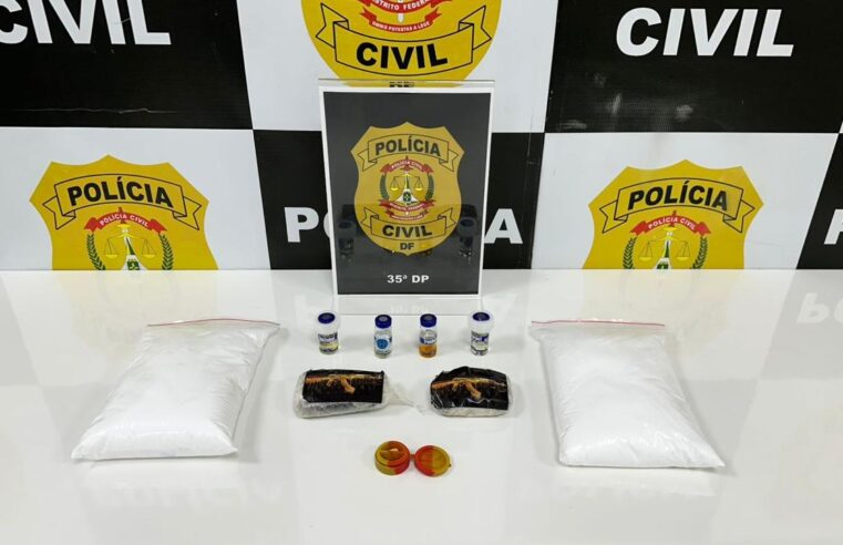 Traficante foge da PCDF, joga haxixe na EPIA e acaba preso com 4 kg de cocaína