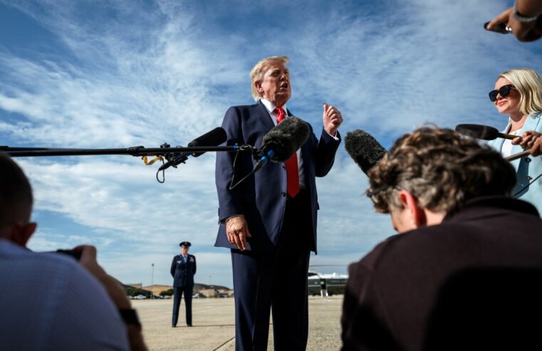 Trump é intimado a autorizar o acesso de jornalistas à Casa Branca
