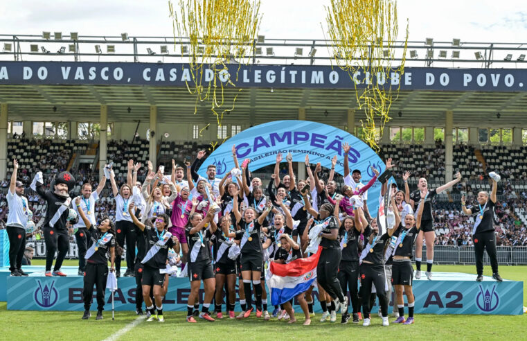 Vasco conquista o Brasileirão Feminino Série A2