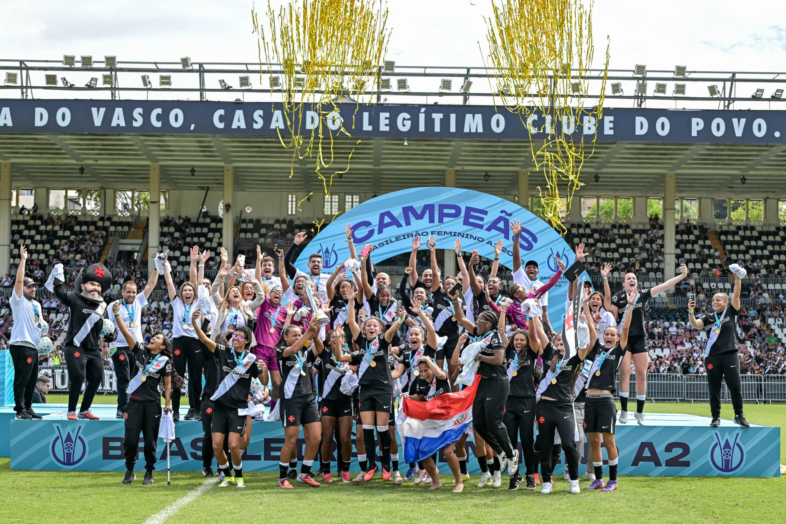 Vasco conquista o Brasileirão Feminino Série A2