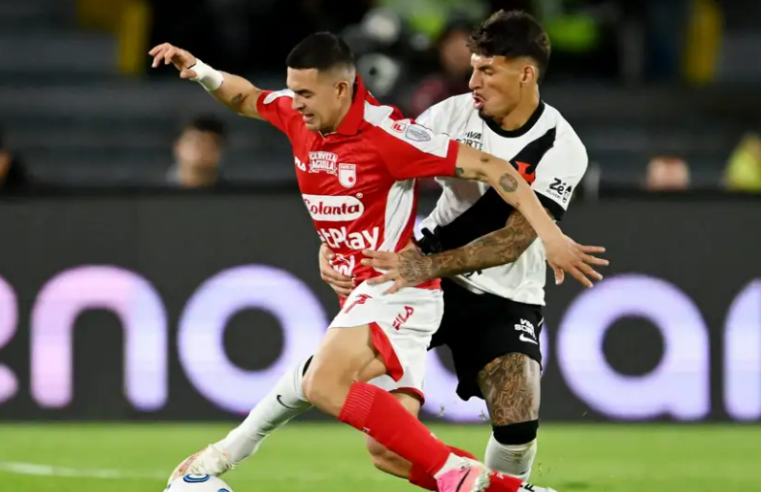 Vasco segura empate com Santa Fé na Colômbia e deixa decisão aberta na Sul-Americana