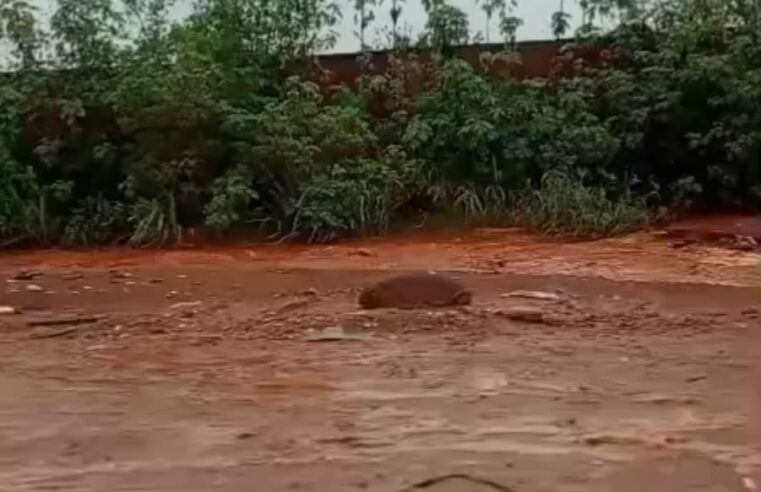 Alagamentos atingem ruas da Colônia Agrícola 26 de Setembro após temporal