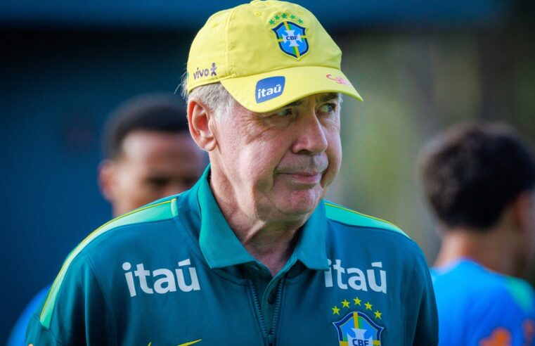 Ancelotti diz que sai satisfeito de Data Fifa e projeta futuro do Brasil