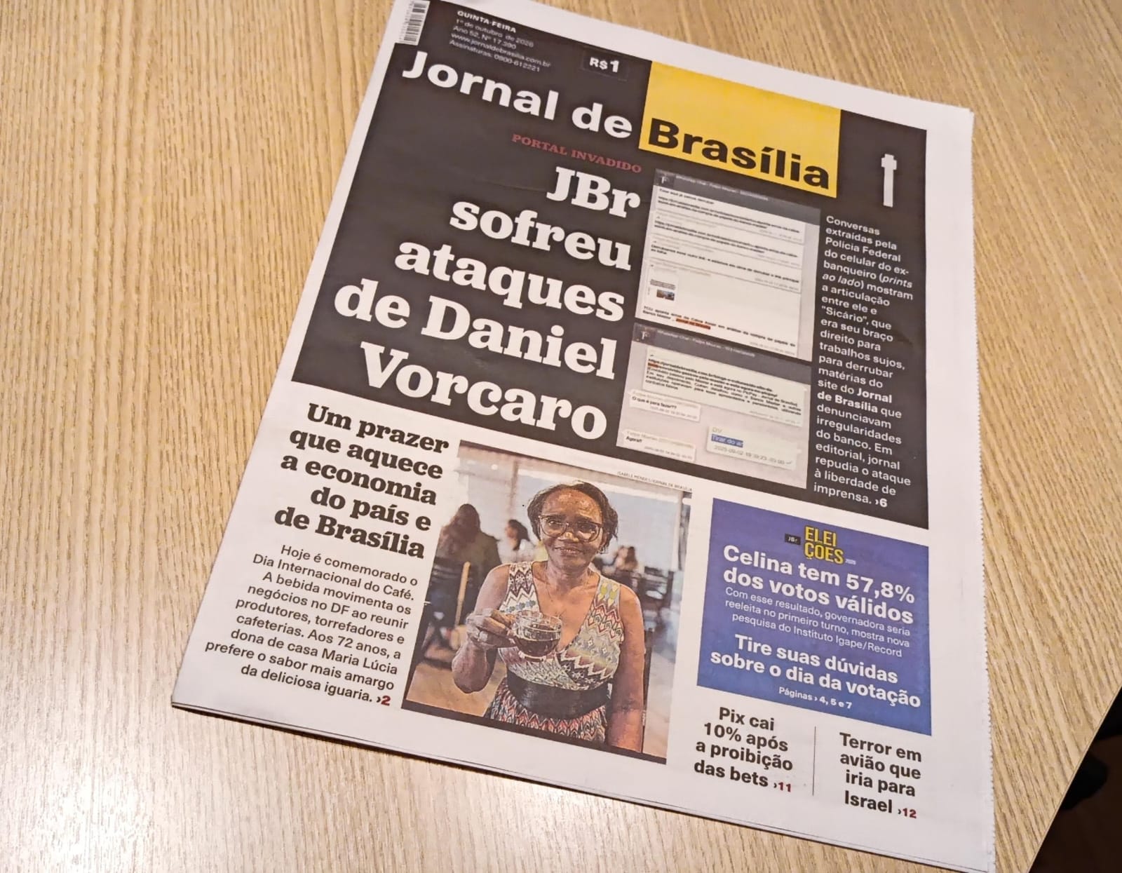 Ataques de Vorcaro ao Jornal de Brasília gera onda de apoio