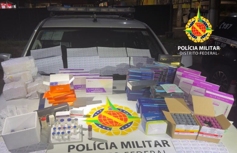 Botox, anabolizantes e materiais de falsificação são apreendidos no DF
