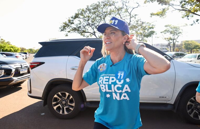 Celina diz que população está engajada e espera resultado positivo nas urnas