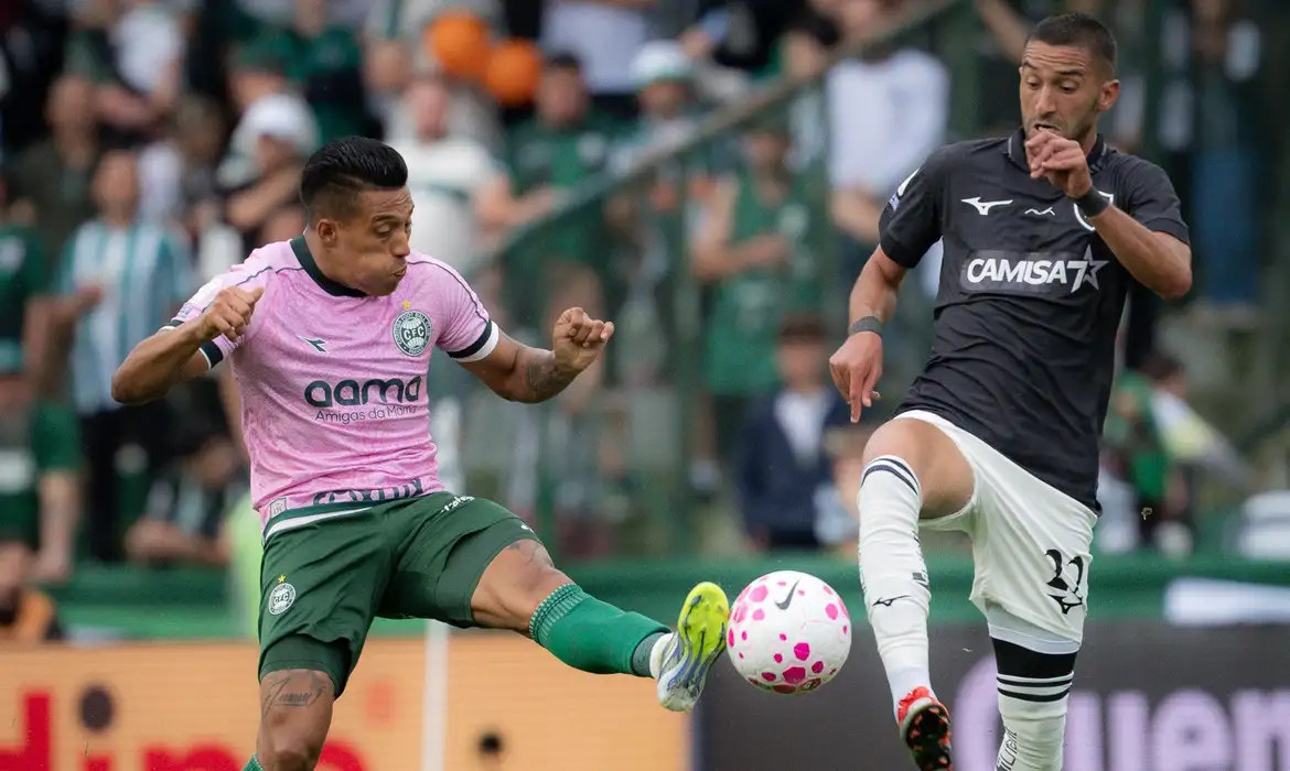 Coritiba e Botafogo empatam e seguem sem vencer no Brasileirão