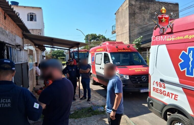 Homem morre após ser imobilizado durante briga com faca em Taguatinga