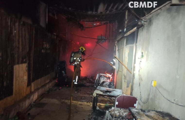 Incêndio atinge imóvel em Samambaia Norte neste domingo (4)