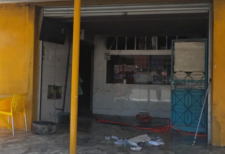 Incêndio em loja deixa duas pessoas intoxicadas por fumaça em Ceilândia