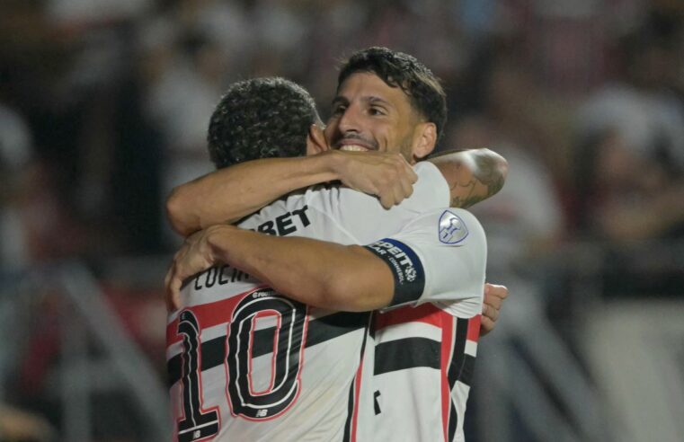 Lucas volta, Calleri marca dois e São Paulo derrota o Vitória no Morumbis