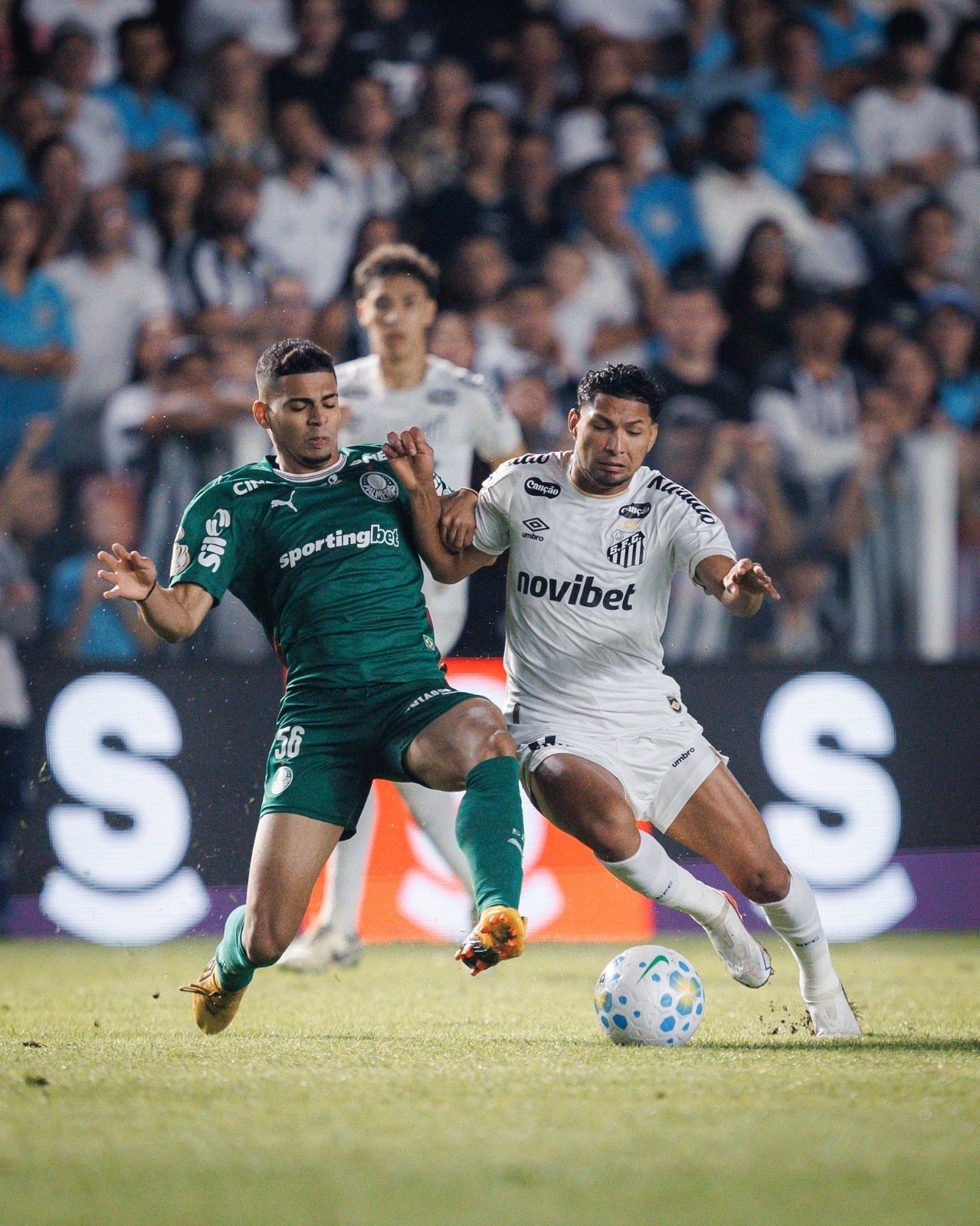 Na briga pelo título, Palmeiras visita Santos