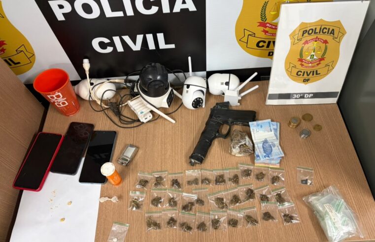 PCDF prende dois suspeitos de tráfico e aponta ligação com homicídios em São Sebastião