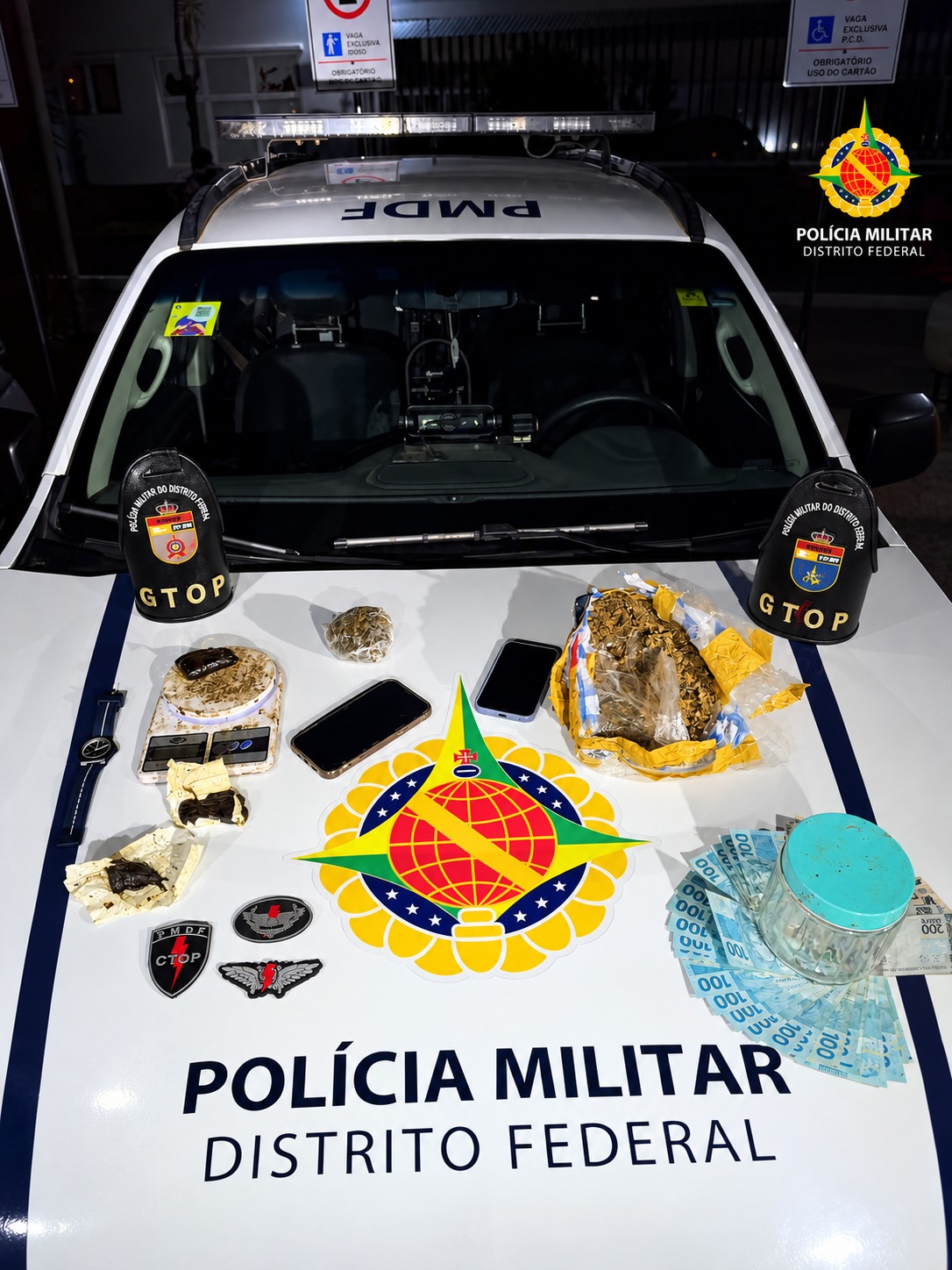 PMDF prende três suspeitos por tráfico de drogas em Samambaia