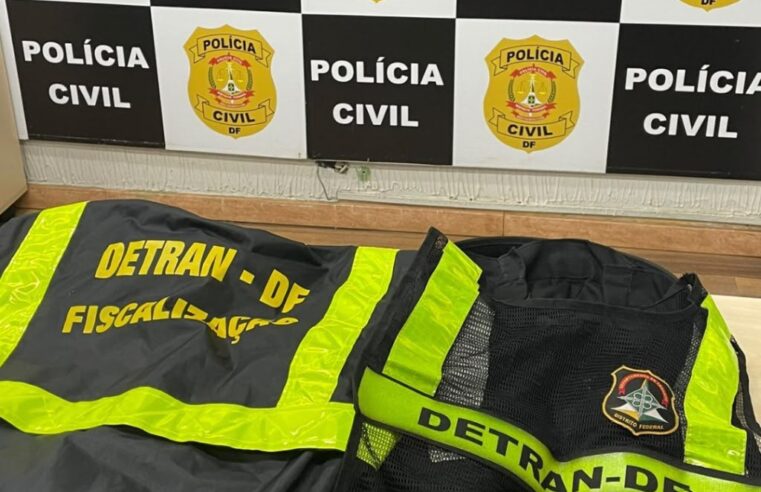 Polícia Civil do DF deflagra operação contra esquema de furto de coletes do Detran-DF