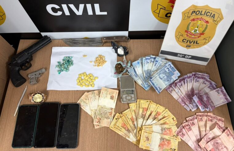Polícia Civil prende dois homens por tráfico de drogas em São Sebastião
