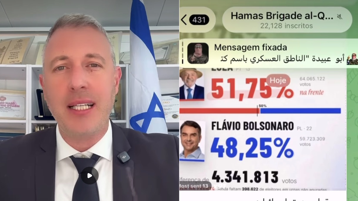 Porta-voz de Israel afirma que Hamas celebrou vitória de Lula
