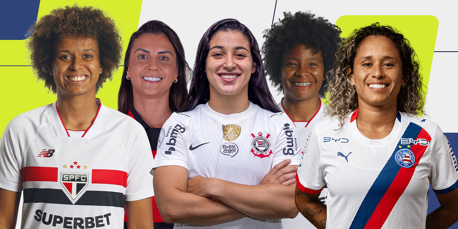 Prêmio TV Brasil Petrobras Para Elas revela meio-campistas finalistas