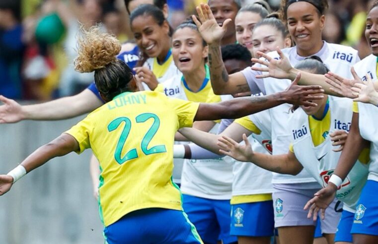 Seleção feminina faz 3 a 1 na Argentina em primeiro jogo no Beira-Rio
