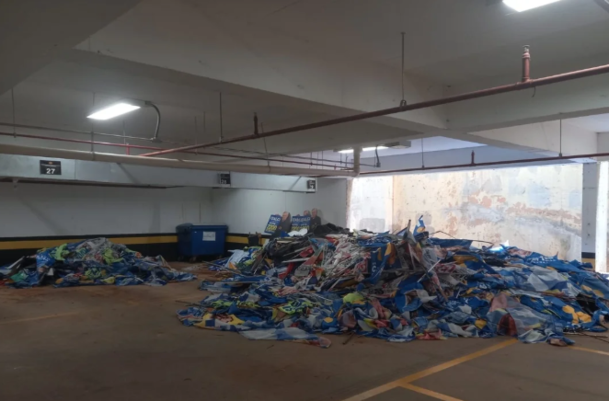 TRE-DF retira 1,1 mil materiais de propaganda irregular das ruas no segundo turno